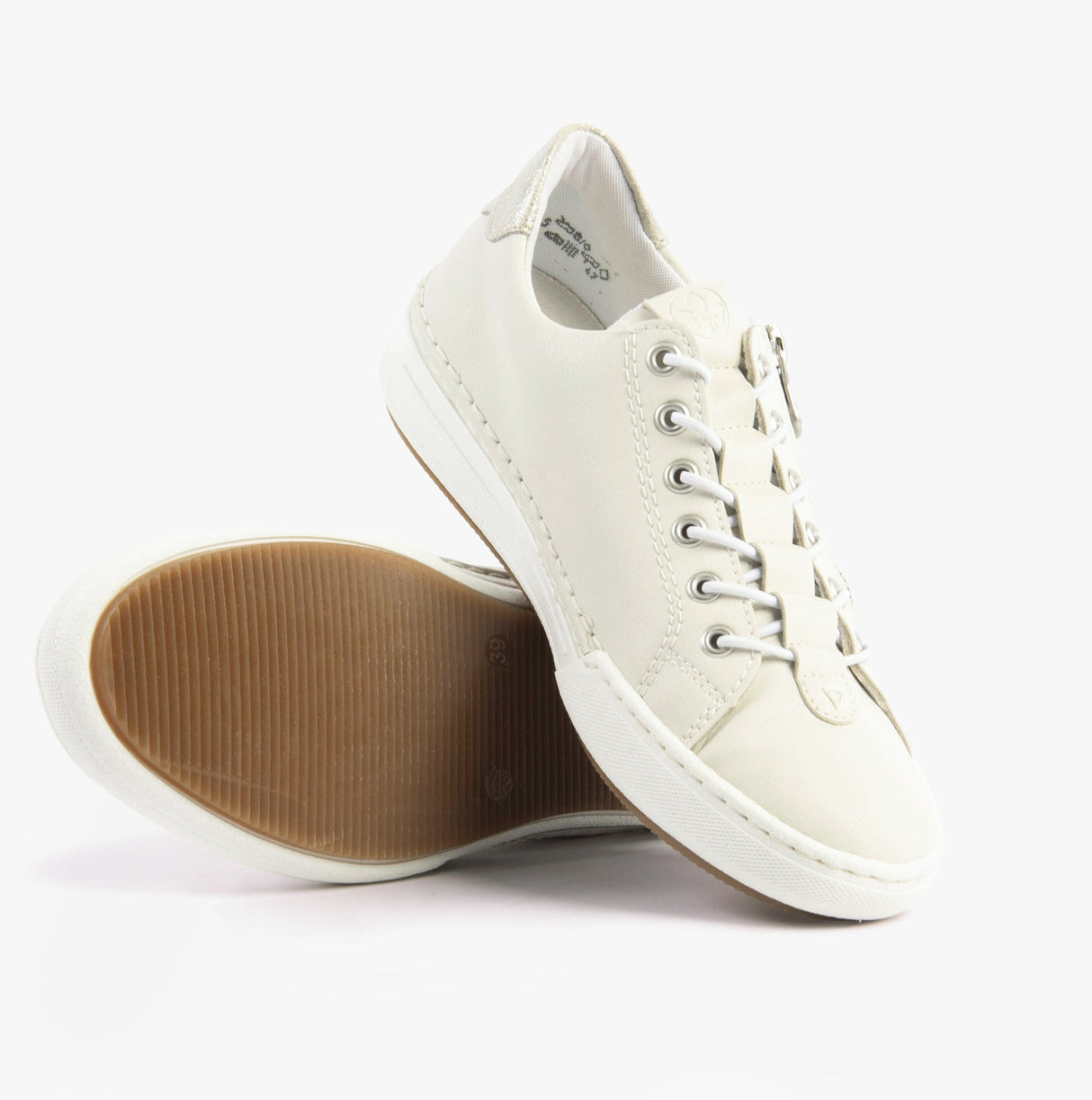 Rieker L7250-80 Womens Trainers White