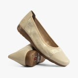 Rieker L9353-62 Womens Shoes Beige