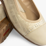Rieker L9353-62 Womens Shoes Beige