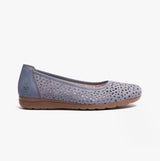 Rieker L9365-14 Womens Shoes Blue