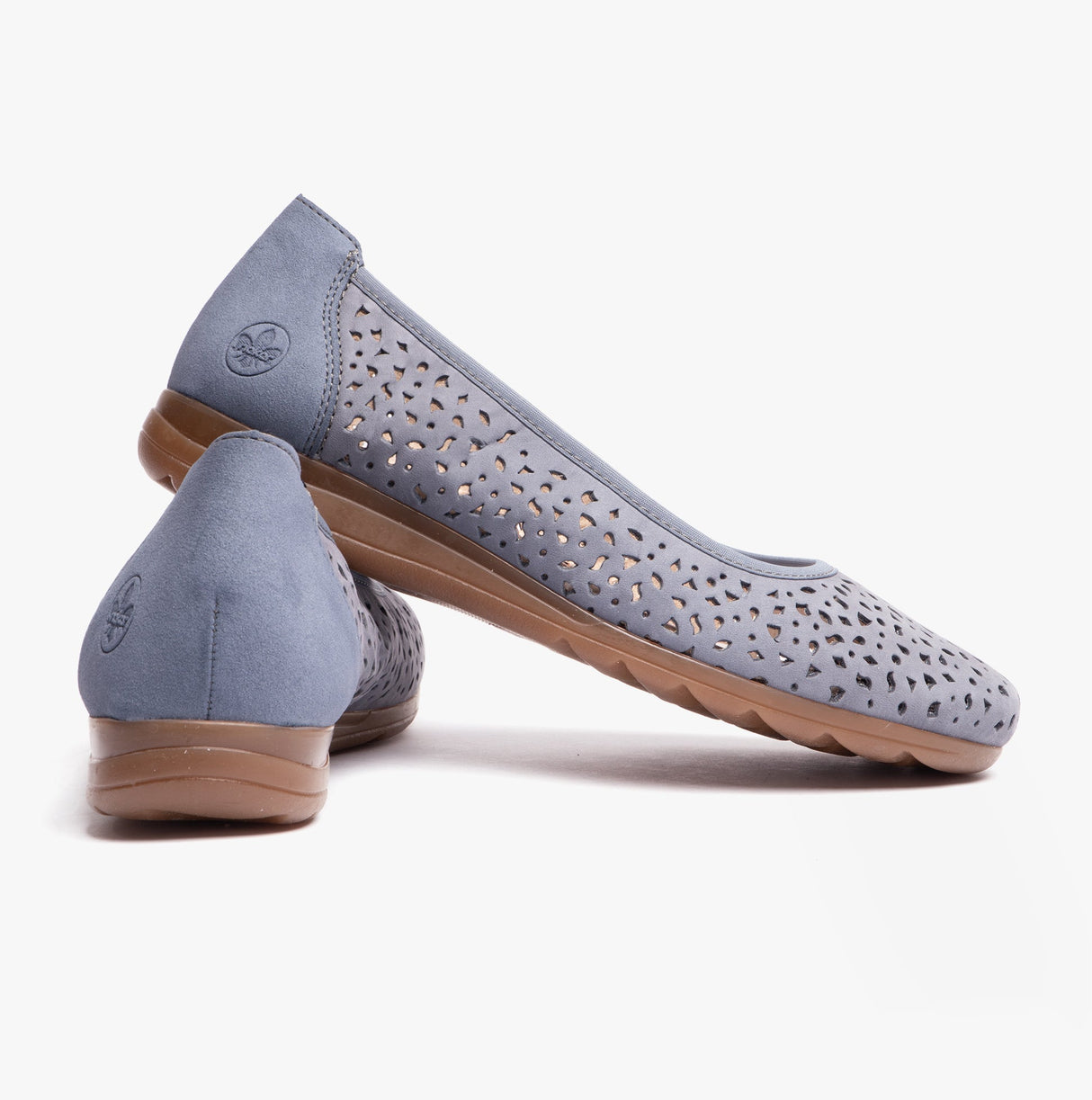 Rieker L9365-14 Womens Shoes Blue