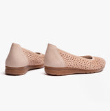 Rieker L9365-61 Womens Shoes Beige