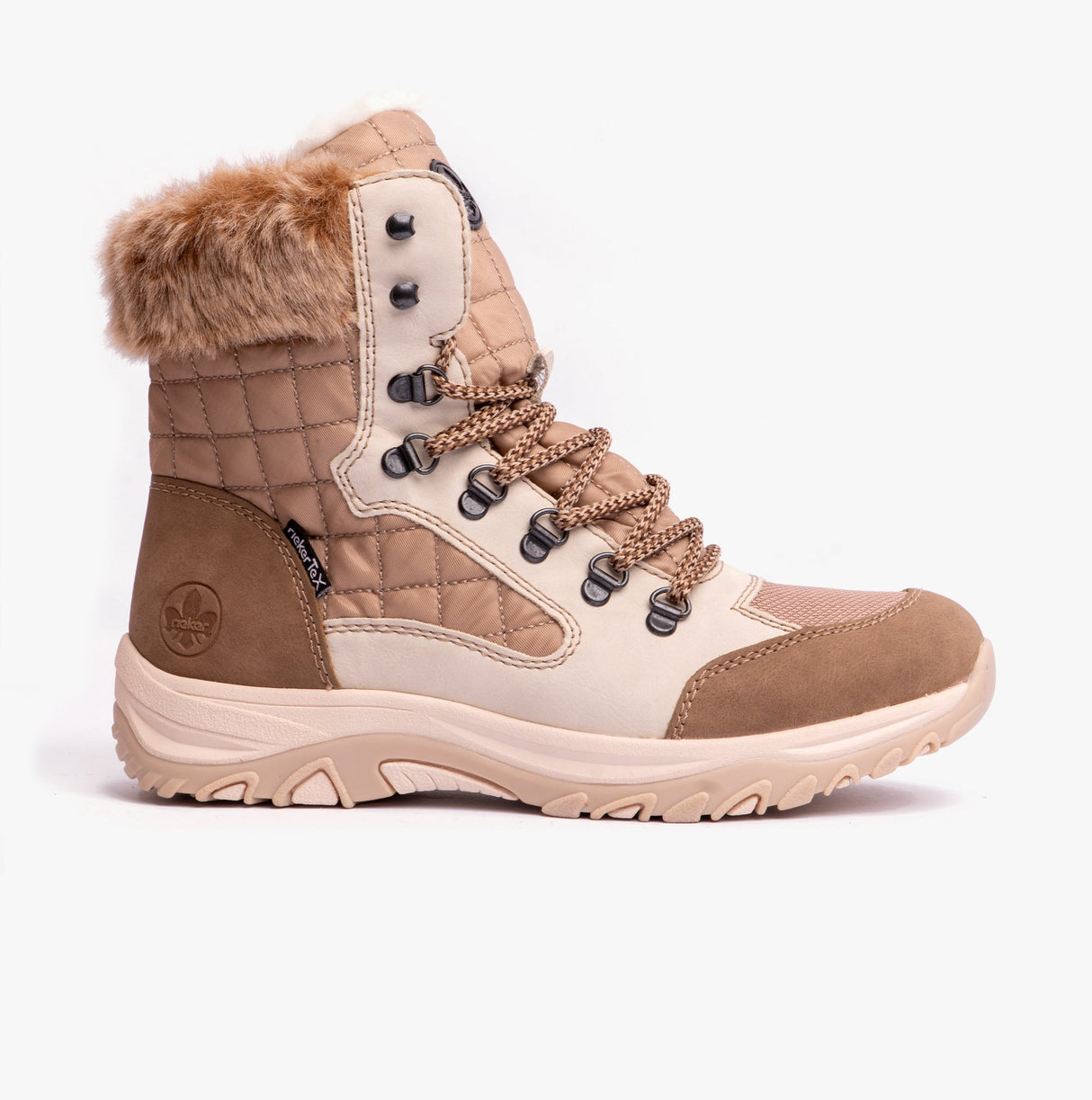 Rieker M9644-60 Womens Boots Beige