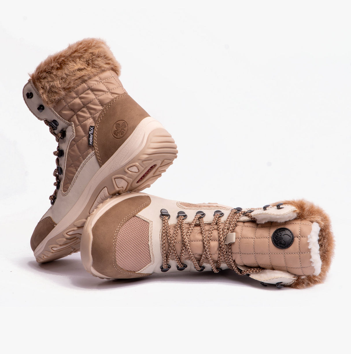 Rieker M9644-60 Womens Boots Beige