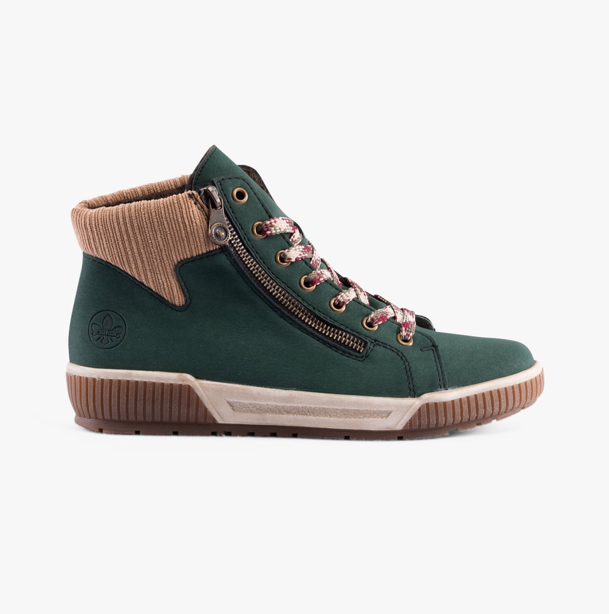 Rieker N0709-54 Womens Boots Green