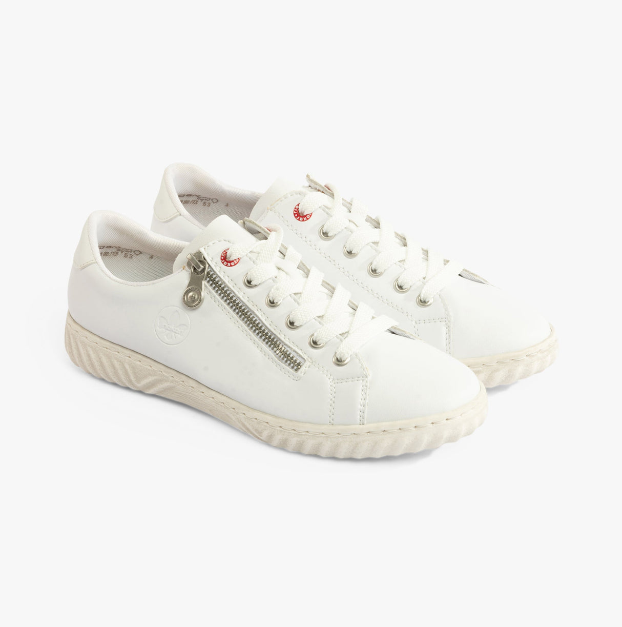 Rieker N0900-81 Womens Shoes White