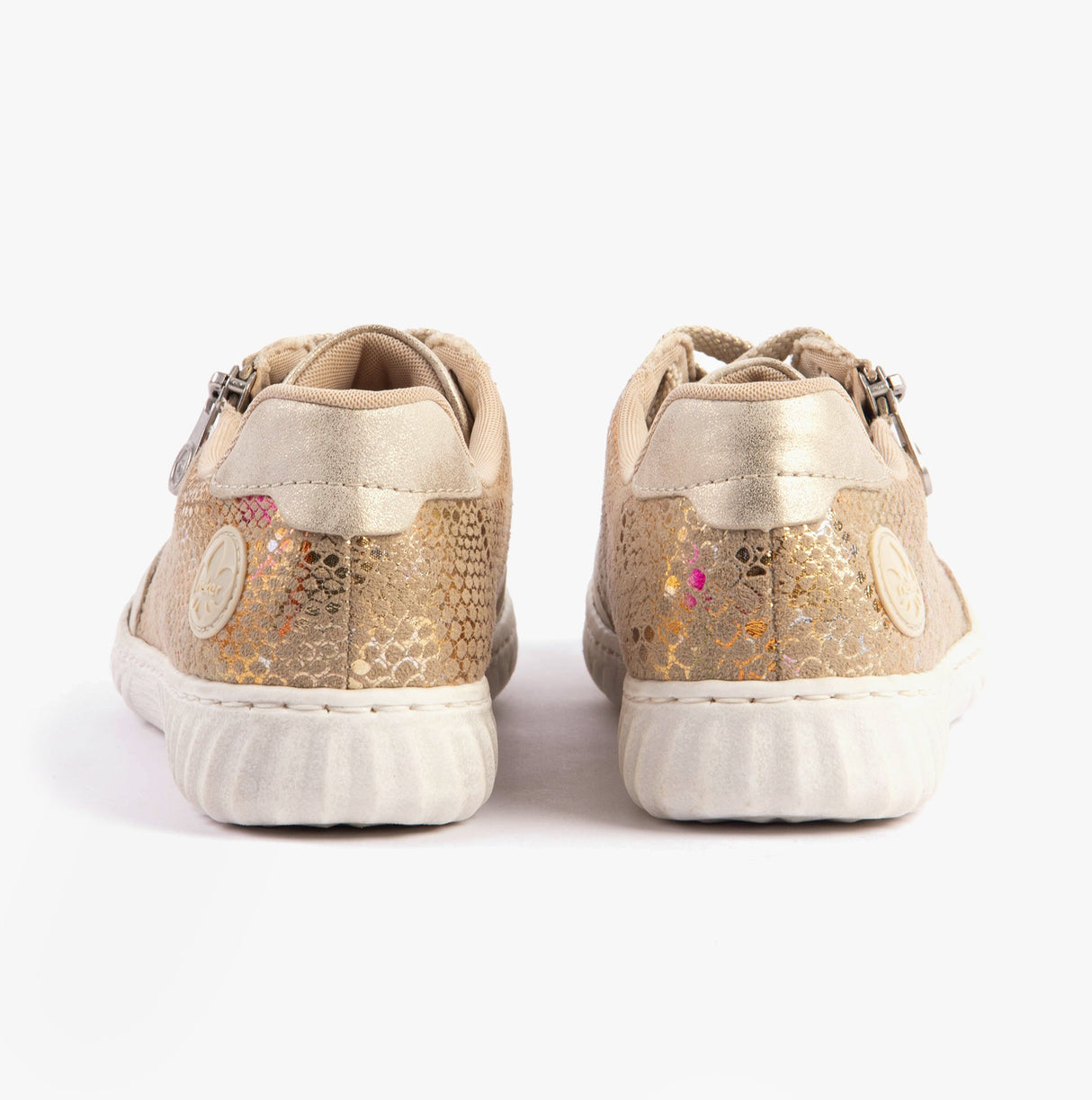 Rieker N0902-90 Womens Trainers Beige