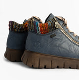 Rieker N1305-14 Womens Boots Blue
