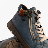Rieker N1305-14 Womens Boots Blue