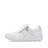 Rieker N1313-80 Womens Shoes White