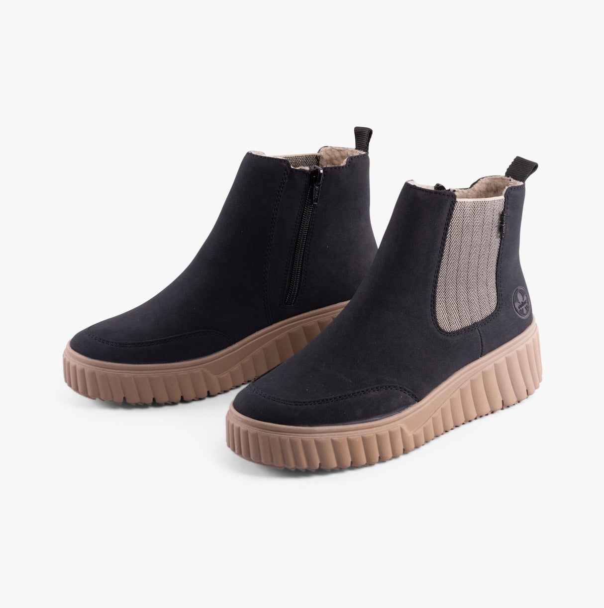 Rieker N2553-14 Womens Boots Blue