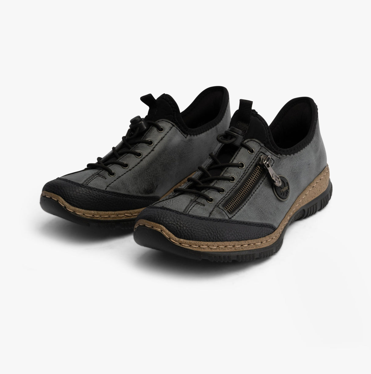 Rieker N3267-14 Womens Shoes Blue