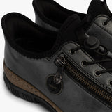 Rieker N3267-14 Womens Shoes Blue