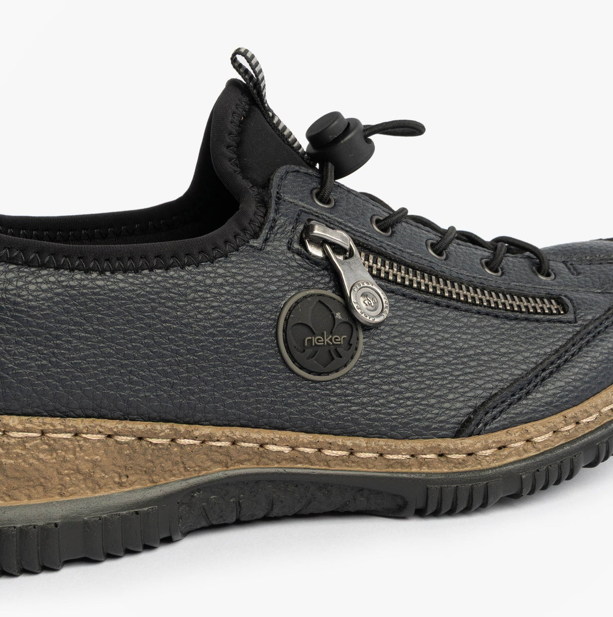 Rieker N3267-54 Nikita Womens Bungee Lace Shoes Blue