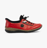 Rieker N3267-33 Womens Shoes Red