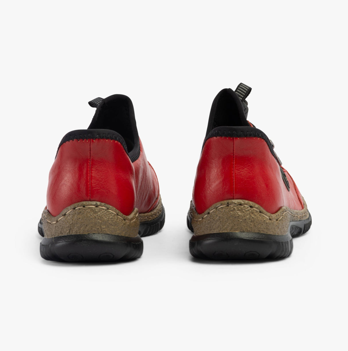 Rieker N3267-33 Womens Shoes Red