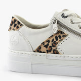 Rieker N4924-81 Womens Shoes White Combination