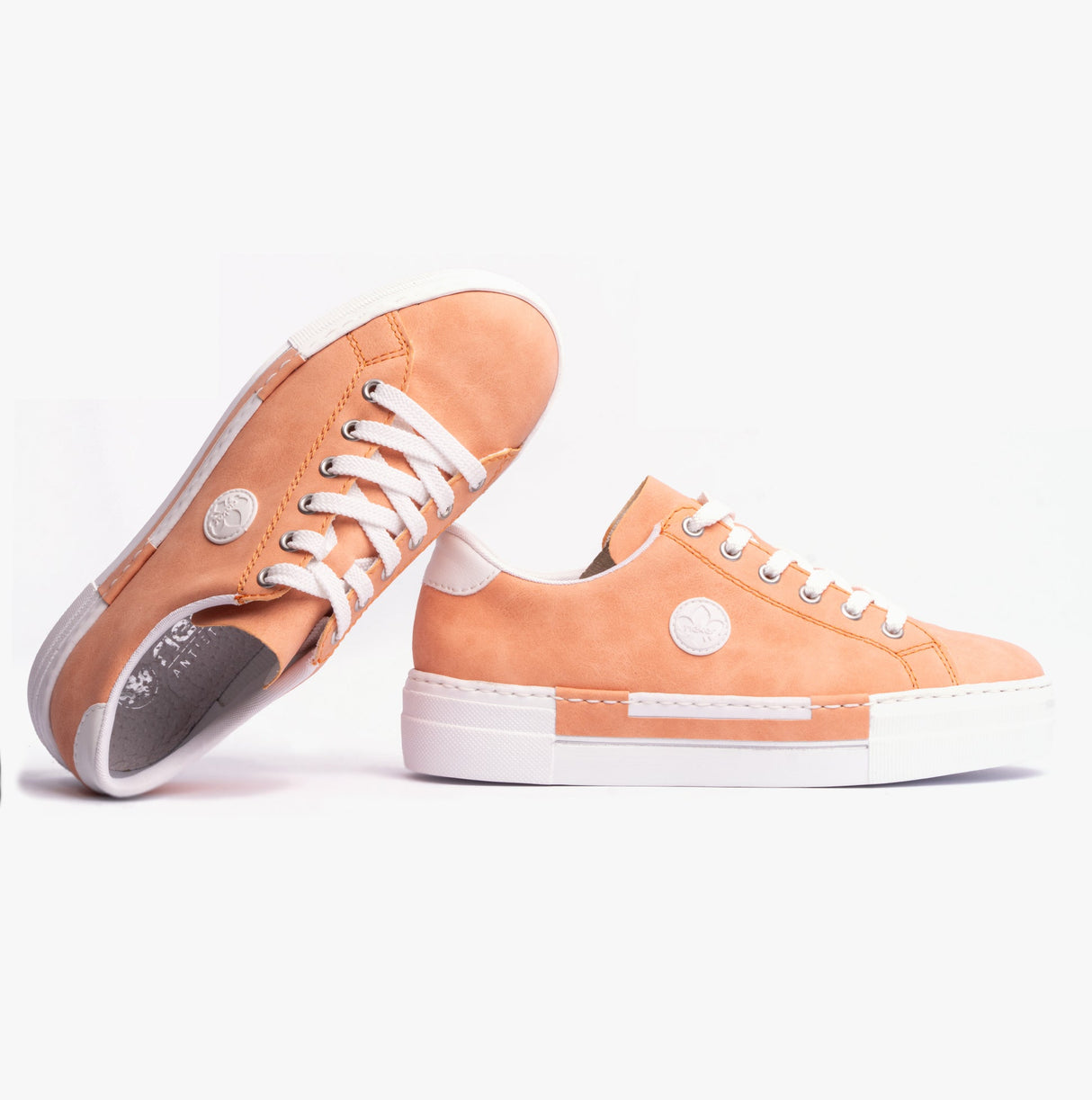 Rieker N49W1-38 Womens Shoes Orange