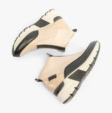 Rieker N6352-60 Womens Boots Beige