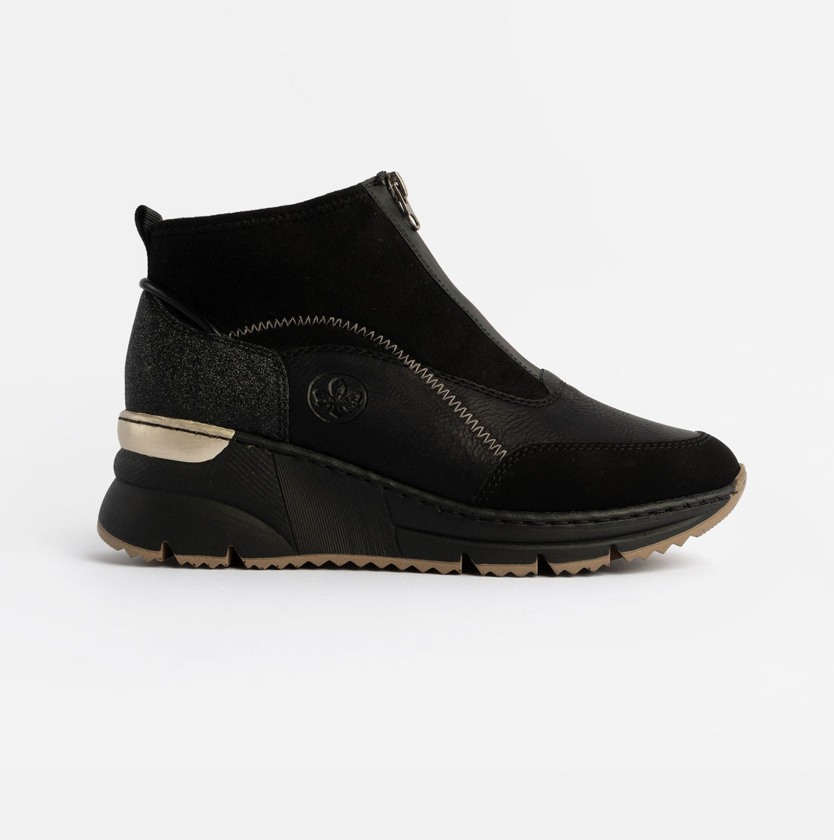 Rieker N6361-00 Womens Boots Black