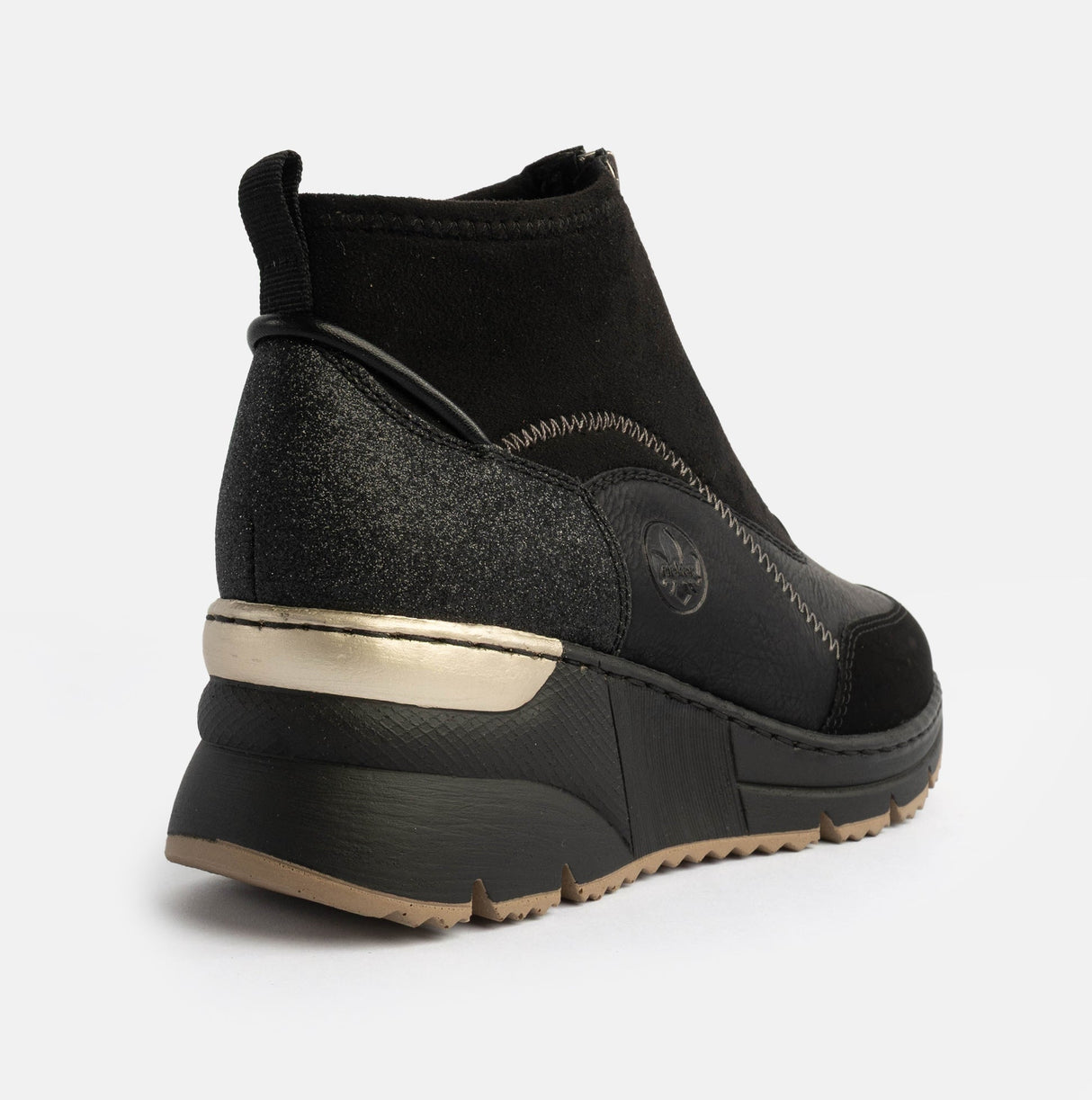 Rieker N6361-00 Womens Boots Black