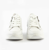 Rieker N8322-80 Womens Shoes White