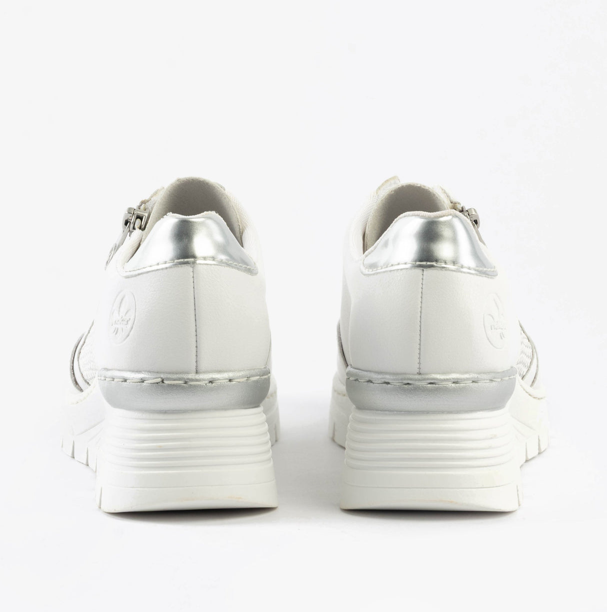 Rieker N8322-80 Womens Shoes White
