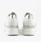 Rieker N8322-80 Womens Shoes White
