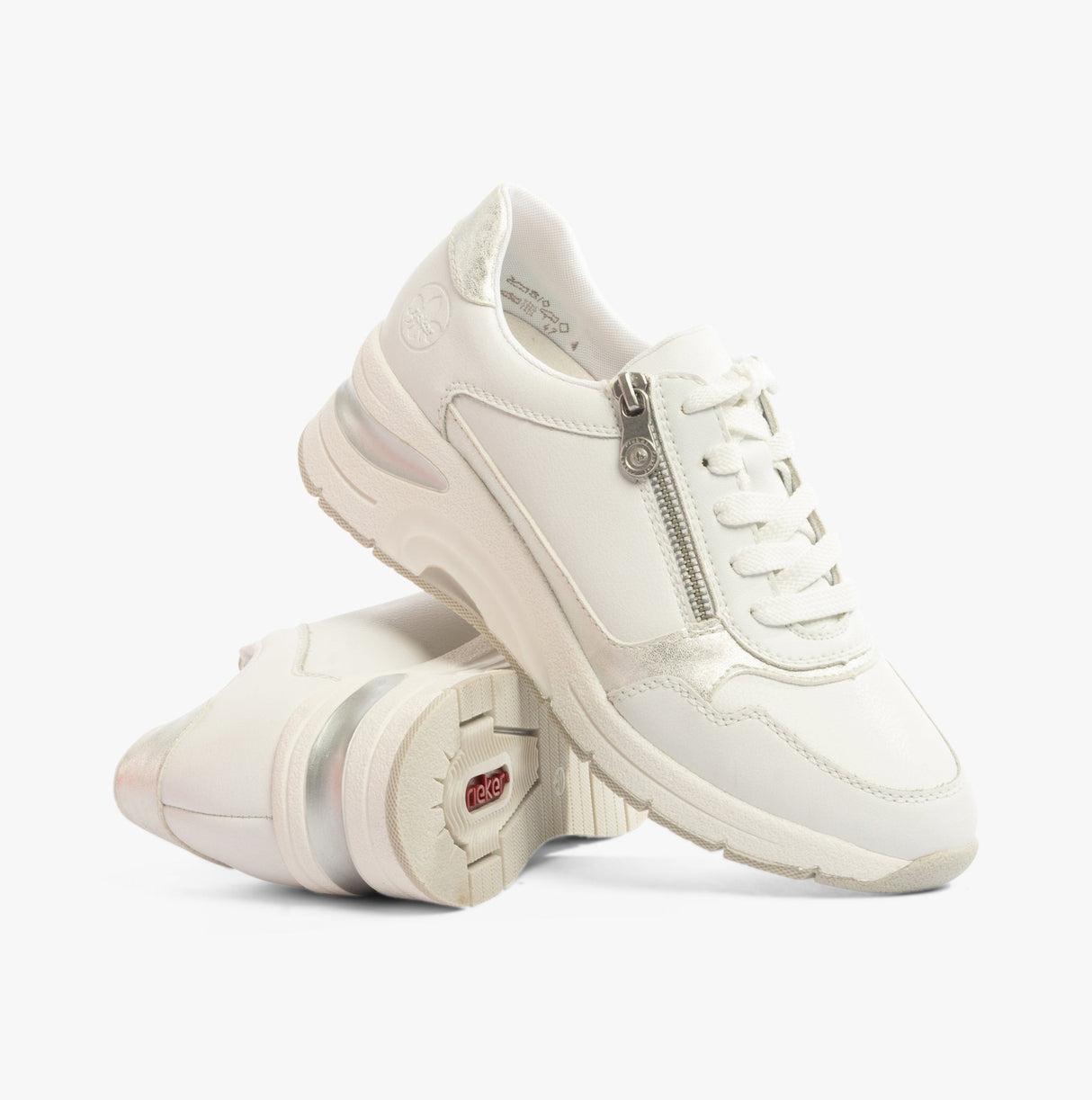 Rieker N9301-80 Womens Shoes White