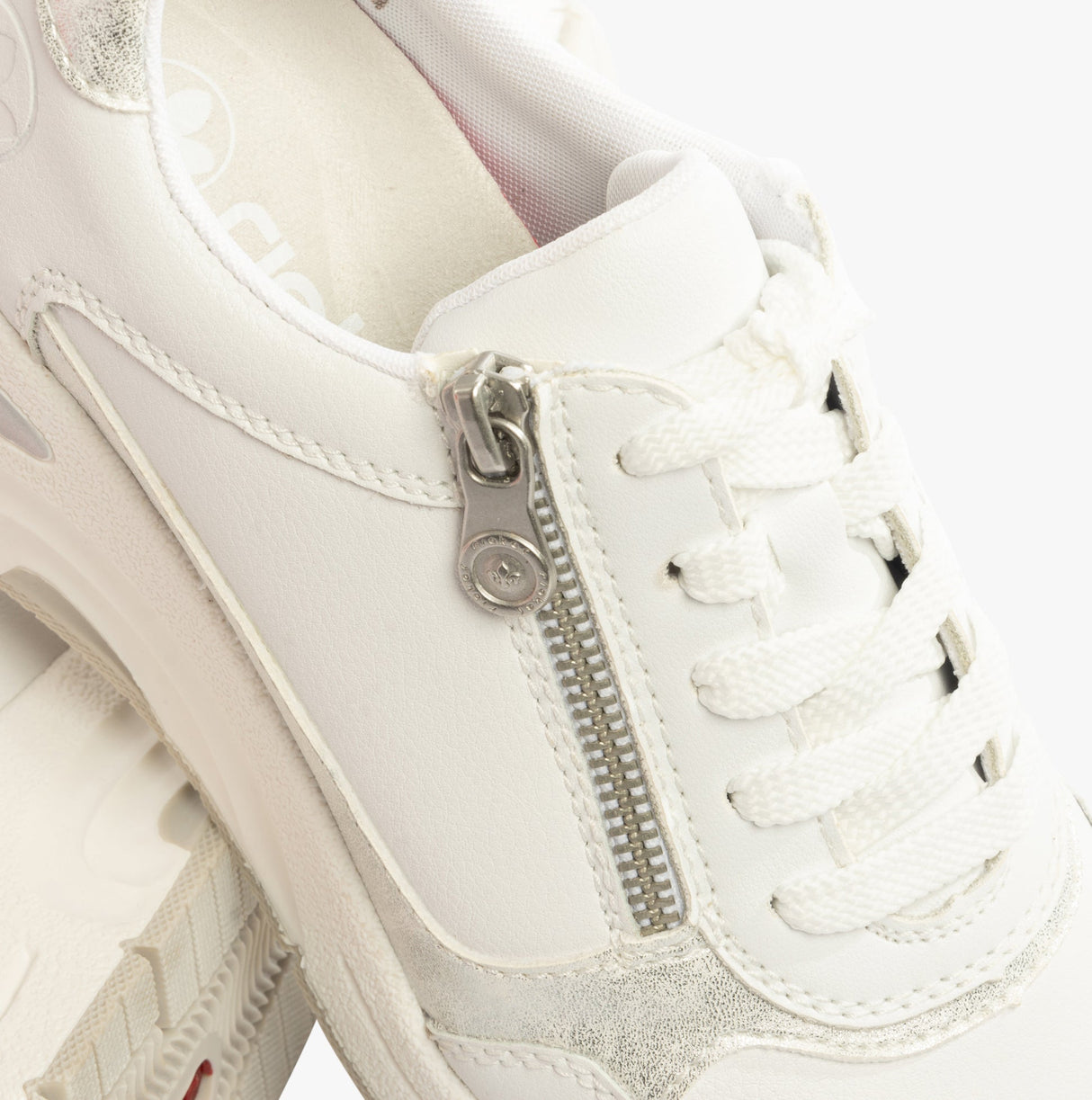 Rieker N9301-80 Womens Shoes White