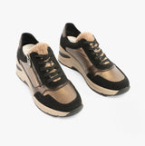 Rieker N9301-90 Womens Trainers Beige