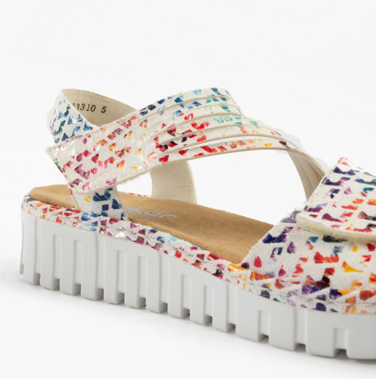 Rieker V1364-90 Womens Sandals Multi