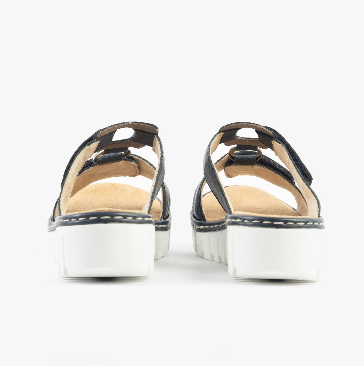 Rieker V1396-14 Womens Sandals Blue