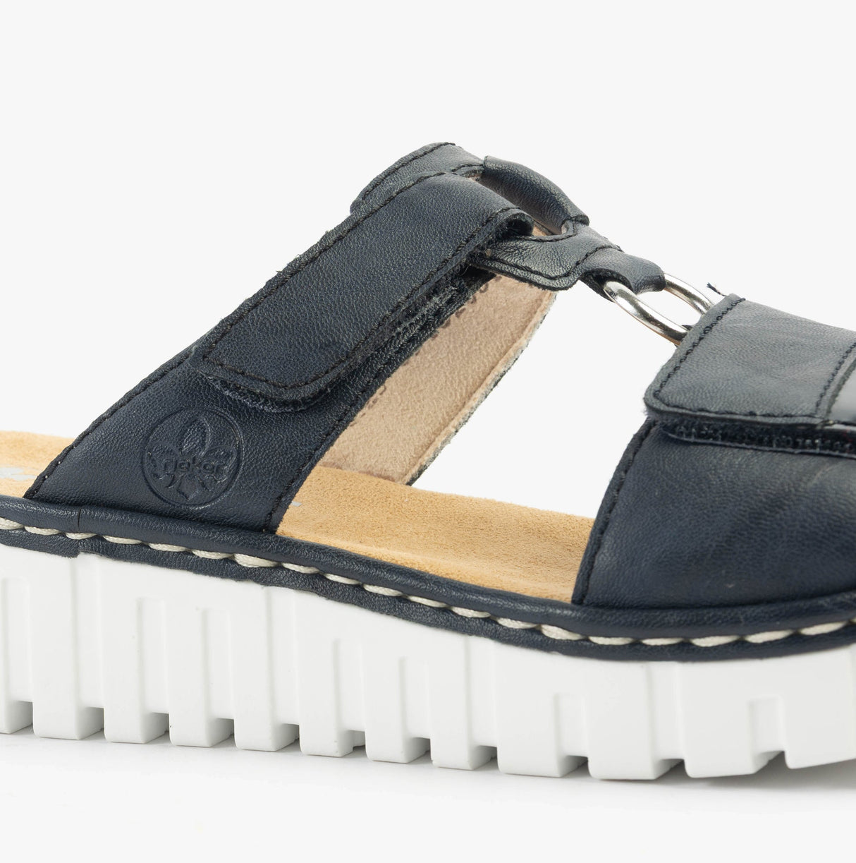 Rieker V1396-14 Womens Sandals Blue