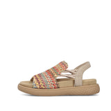 Rieker V1541-90 Womens Sandals Multi