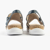 Rieker V2272-14 Womens Sandals Blue