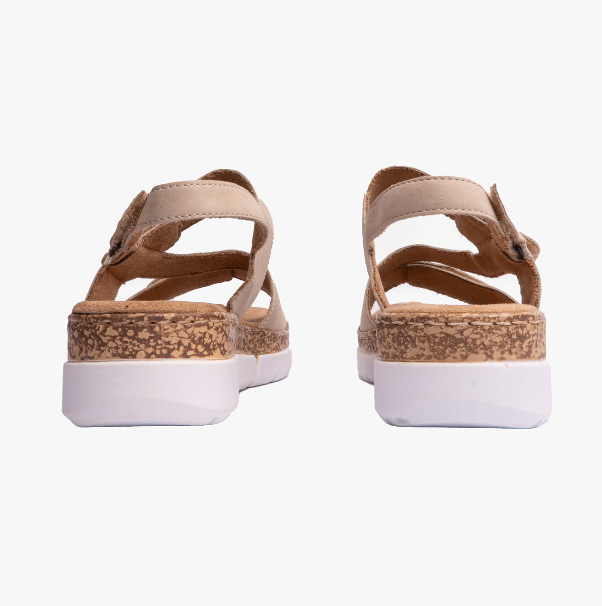 Rieker V2366-60 Womens Sandals Beige