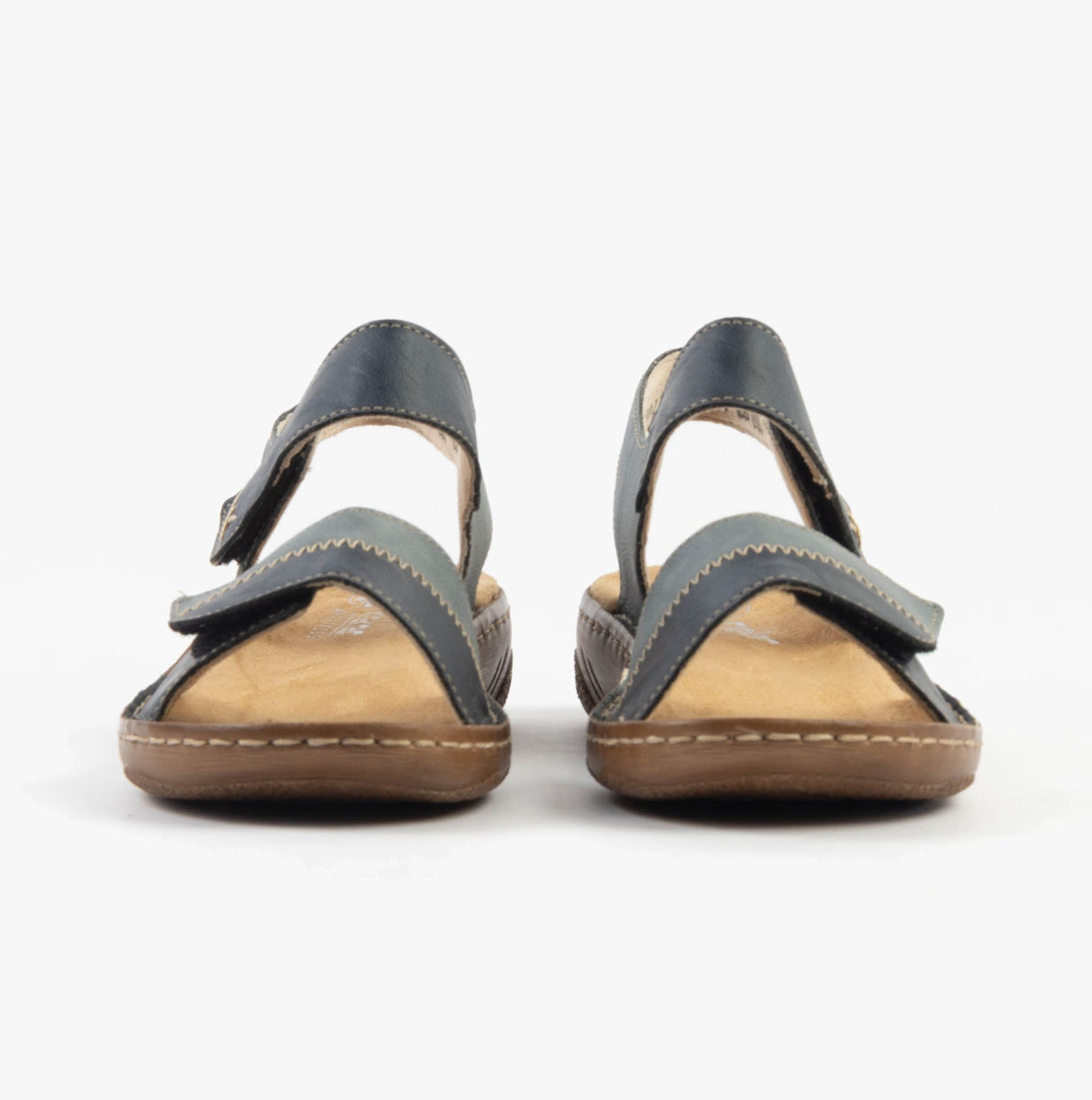 Rieker V2860-14 Womens Sandals Blue