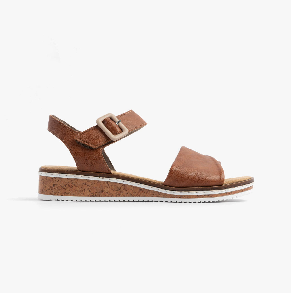 Rieker V3691-22 Womens Sandals Brown