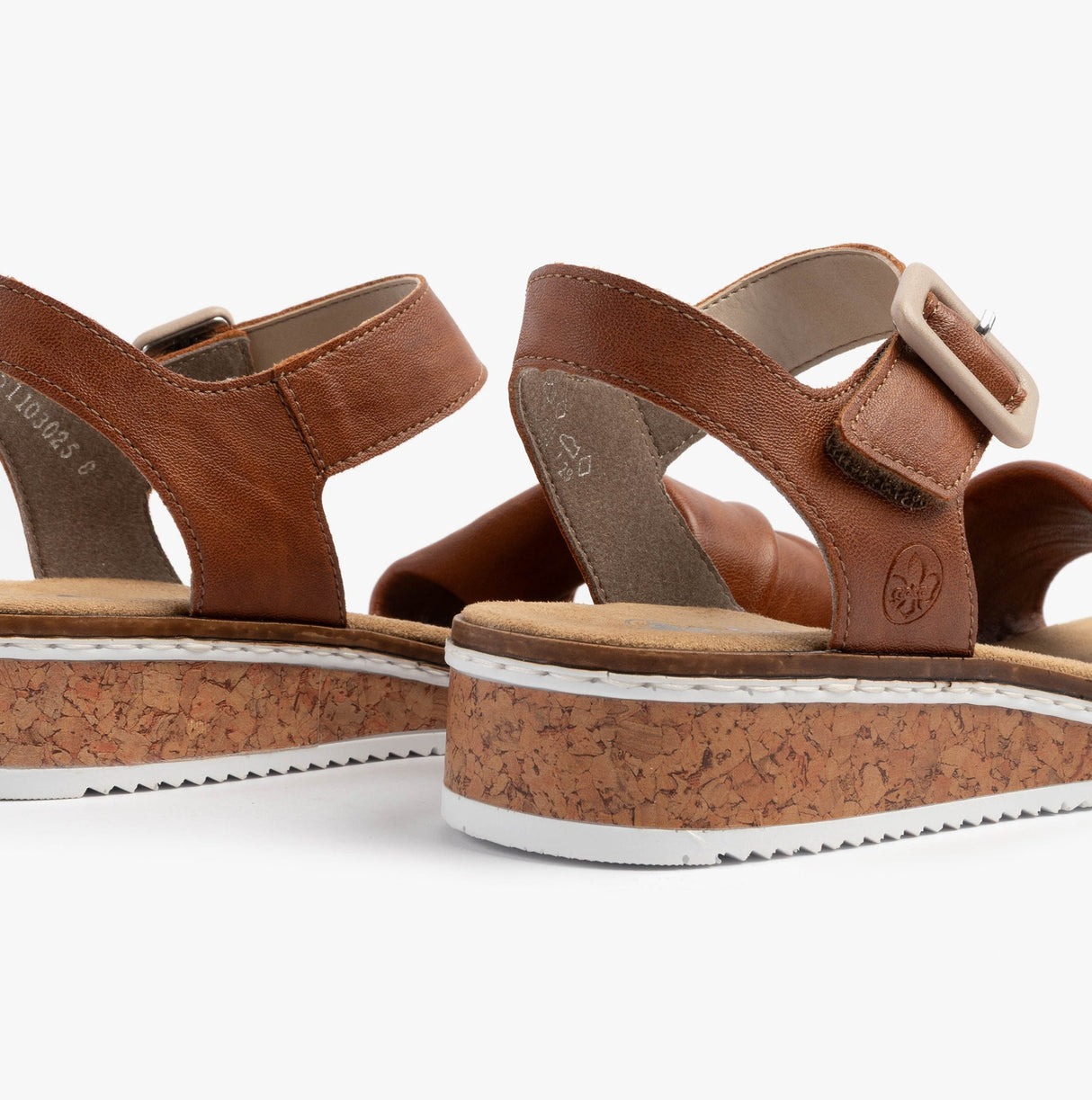 Rieker V3691-22 Womens Sandals Brown