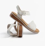 Rieker V3691-80 Womens Sandals White