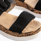 Rieker V3950-00 Womens Sandals Black