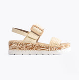 Rieker V3950-61 Womens Sandals Beige