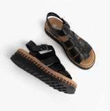 Rieker V7904-00 Womens Sandals Black