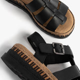 Rieker V7904-00 Womens Sandals Black