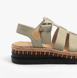 Rieker V7904-52 Womens Sandals Green