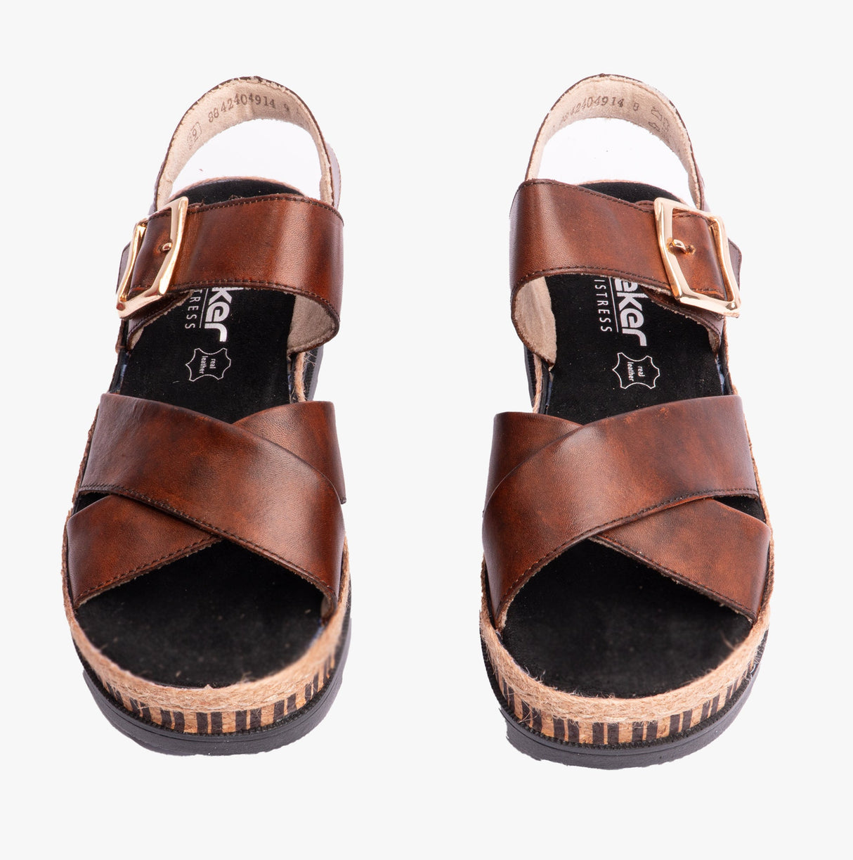 Rieker V7951-24 Womens Sandals Brown