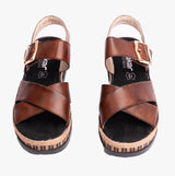 Rieker V7951-24 Womens Sandals Brown