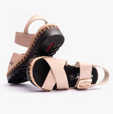 Rieker V7951-60 Womens Sandals Beige