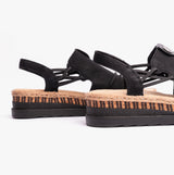 Rieker V7972-00 Womens Sandals Black